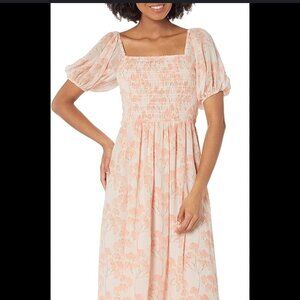 Tommy Hilfiger Nantucket Blossom puff sleeve dress, size 14